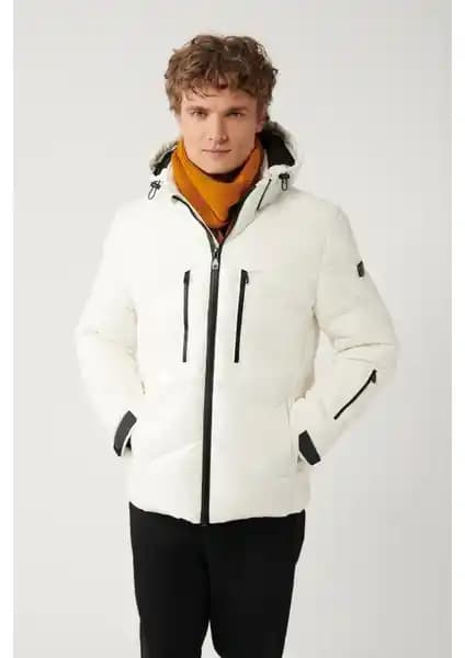 AVVA Erkek Beyaz Su İtici Kumaşlı Kapüşonlu Şişme Mont Özellikleri ve Kullanım İpuçları