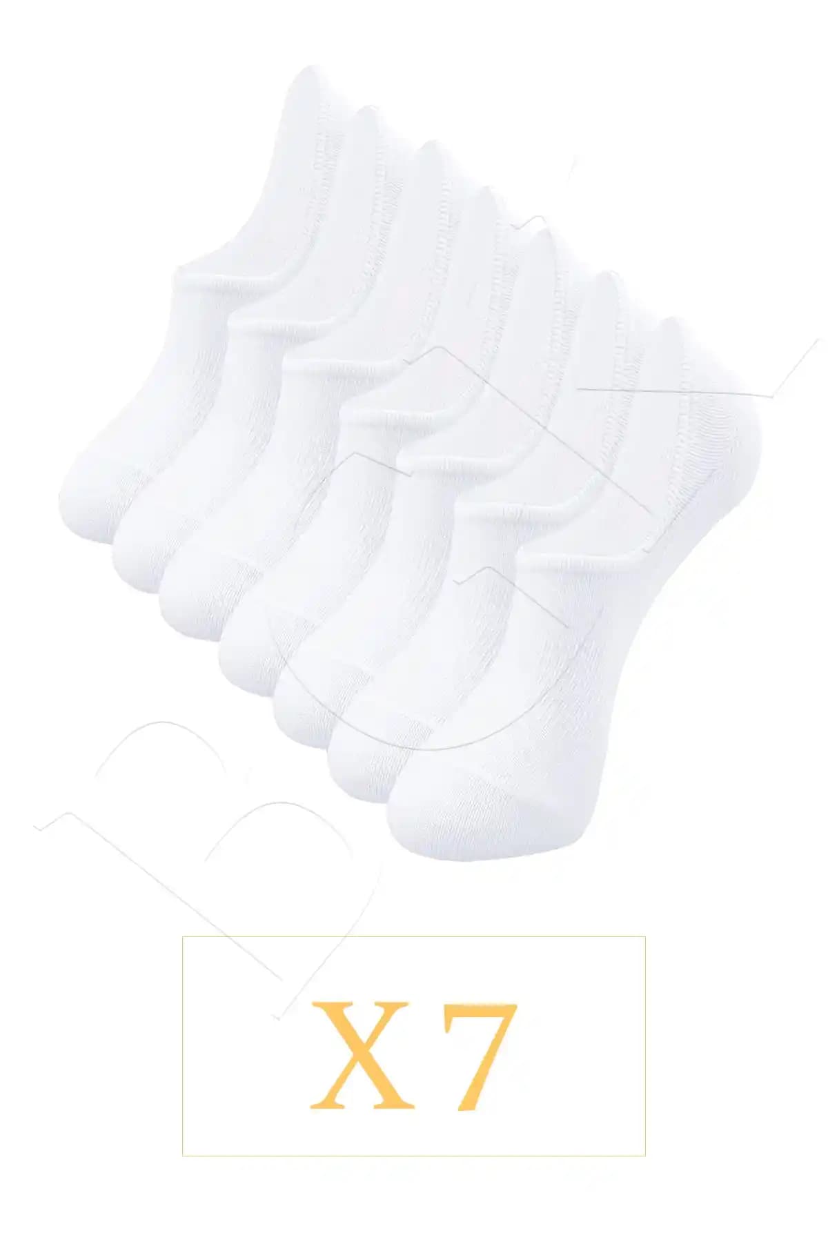 BGK Unisex 7'li Görünmez Spor Ayakkabı Çorabı: Konfor ve Şıklığın Modern Buluşması