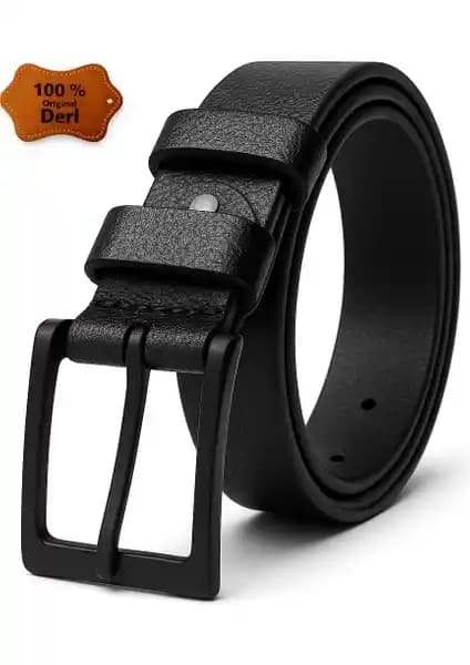 Bosskan Hakiki Deri Kumaş Pantolon Kemeri: Şıklık ve Dayanıklılık İçin Ideal Tercih