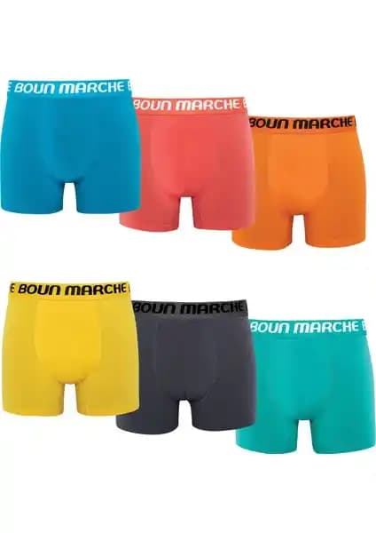 Boun Marche Erkek Likralı Premium Boxerlar: Şıklık ve Rahatlığın Birleşimi