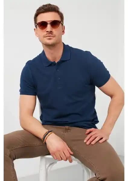 Buratti Erkek Pamuklu Polo T-Shirt: Şıklık ve Konforun Buluşması