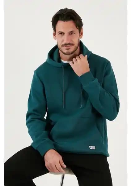 Buratti Slim Fit Kapüşonlu Sweat Erkek Giyim Ürünü Kışlık ve Günlük Kullanım İçin
