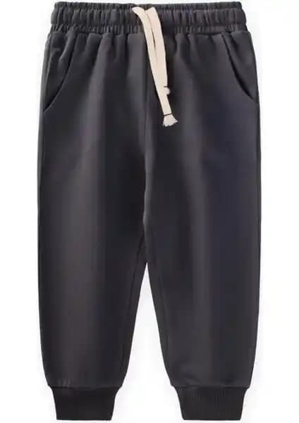 Cigit Çocuk Cepli Eşofman 1-9 Yaş Antrasit Rahat ve Şık Günlük Giyim Seçeneği