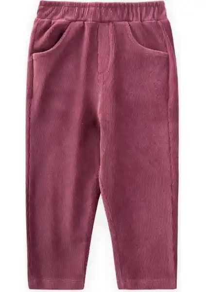 Cigit Fitilli Kadife Pantolon 1-8 Yaş Çocuklar İçin Şık ve Rahat Giyim Seçeneği