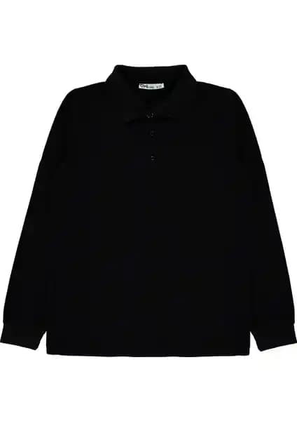 Civil Boys Erkek Çocuk Siyah Sweatshirt 6-9 Yaş Rahat ve Şık Tasarım