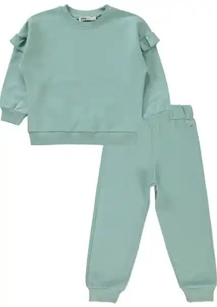 Civil Girls Çağla Yeşili Kız Çocuk Eşofman Takımı: Rahat ve Şık Günlük Giyim Seçeneği