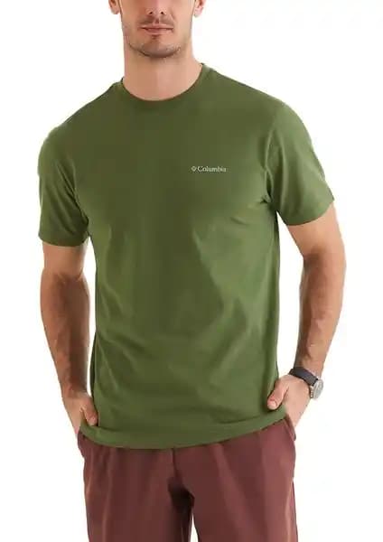 Columbia CSC Basic Slogo Brushed Erkek Kısa Kollu Outdoor T-Shirt İncelemesi ve Özellikleri