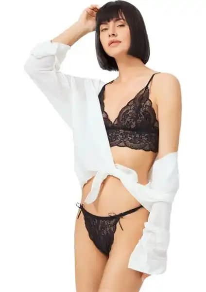 Cottonhill Siyah Dantelli Transparan Balensiz Kadın Sütyen Takımı Özellikleri ve Kullanım İpuçları