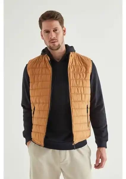 D'S Damat Erkek Safran Dik Yaka Elyaf Dolgulu Mevsimlik Yelek Mont Özellikleri ve Kullanım İpuçları
