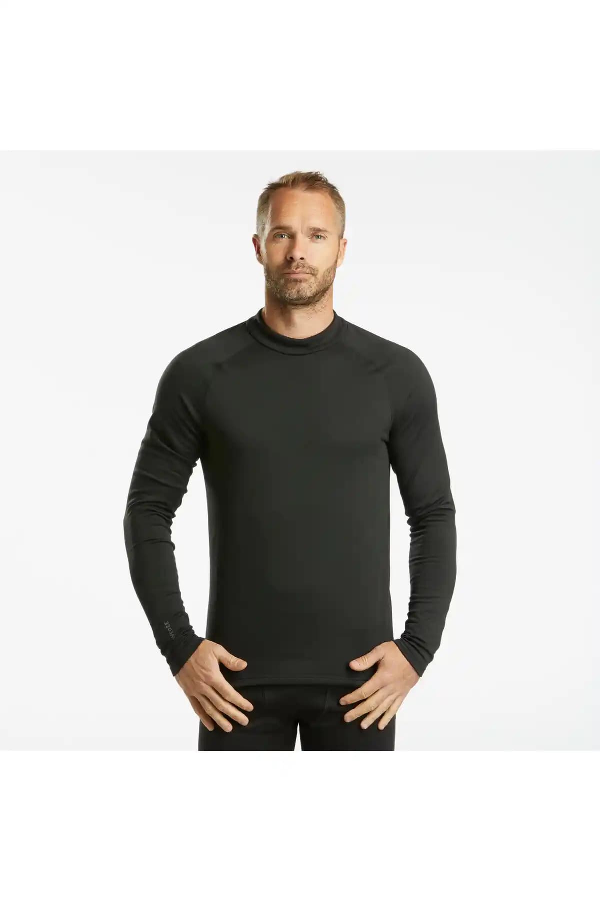 Decathlon Erkek Kayak Termal İçlik Siyah - Yüksek Isı Yalıtımı ve Konfor