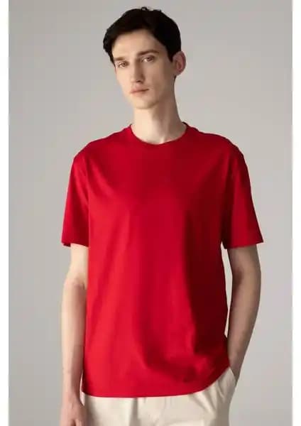 DeFacto %100 Pamuk Bisiklet Yaka Basic Tişört Günlük ve Spor Kullanımına Uygun