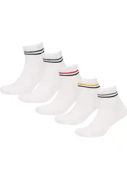 DeFacto Erkek 5'li Pamuklu Soket Çorap Seti Günlük Şıklık ve Konfor Sunar
