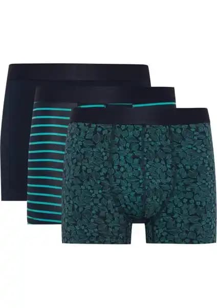 DeFacto Erkek Regular Fit 3'lü Boxer T4935AZ24SM Şık ve Konforlu İç Giyim Seçeneği