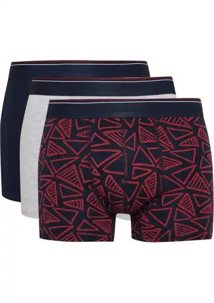 DeFacto Erkekler İçin 3'lü Baskılı Boxer Seti Konfor ve Tarz Sunar