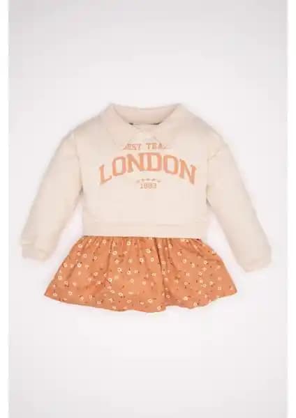 DeFacto Kız Bebek Polo Yaka Baskılı Çiçek Desenli Uzun Kollu Elbise Özellikleri ve Kullanım Alanları