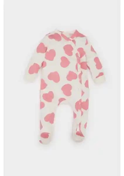 DeFacto Kız Bebek Yenidoğan Kalp Desenli Penye Uzun Kollu Tulum Ürünü İncelemesi ve Özellikleri