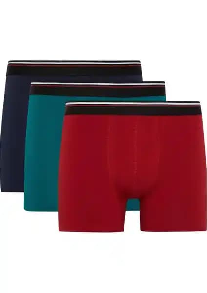 DeFacto Regular Fit 3'lü Boxer B0572AX23AU: Rahat ve Şık Günlük İç Giyim Seçeneği