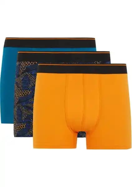 DeFacto Regular Fit 3'lü Boxer Seti Günlük Rahatlık ve Şıklık Sunar