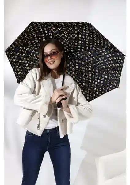 Della Pianto DLP04 Modern Desenli Otomatik Şemsiye: Şıklık ve Dayanıklılık Bir Arada