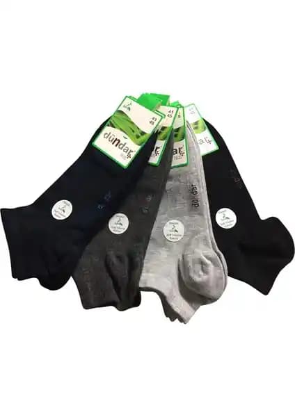 Dündar 12'li Bambu Erkek Patik Çorapları Konfor ve Sağlıklı Malzeme ile Günlük Kullanım İçin Uygun