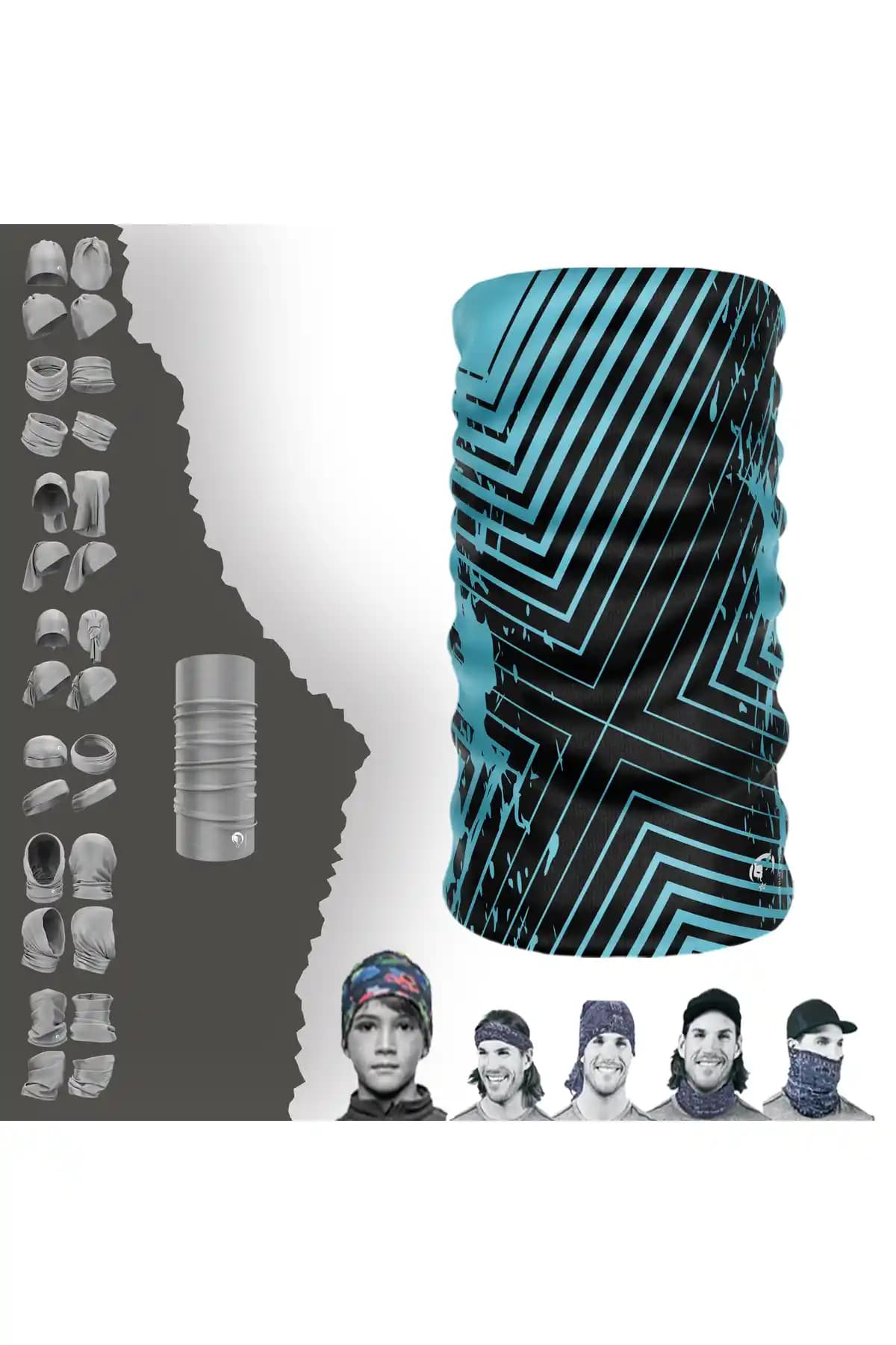 e-Taktik Extreme Mavi Desenli Dikişsiz Tüp Boyunluk Bandana İnceleme ve Kullanım Rehberi