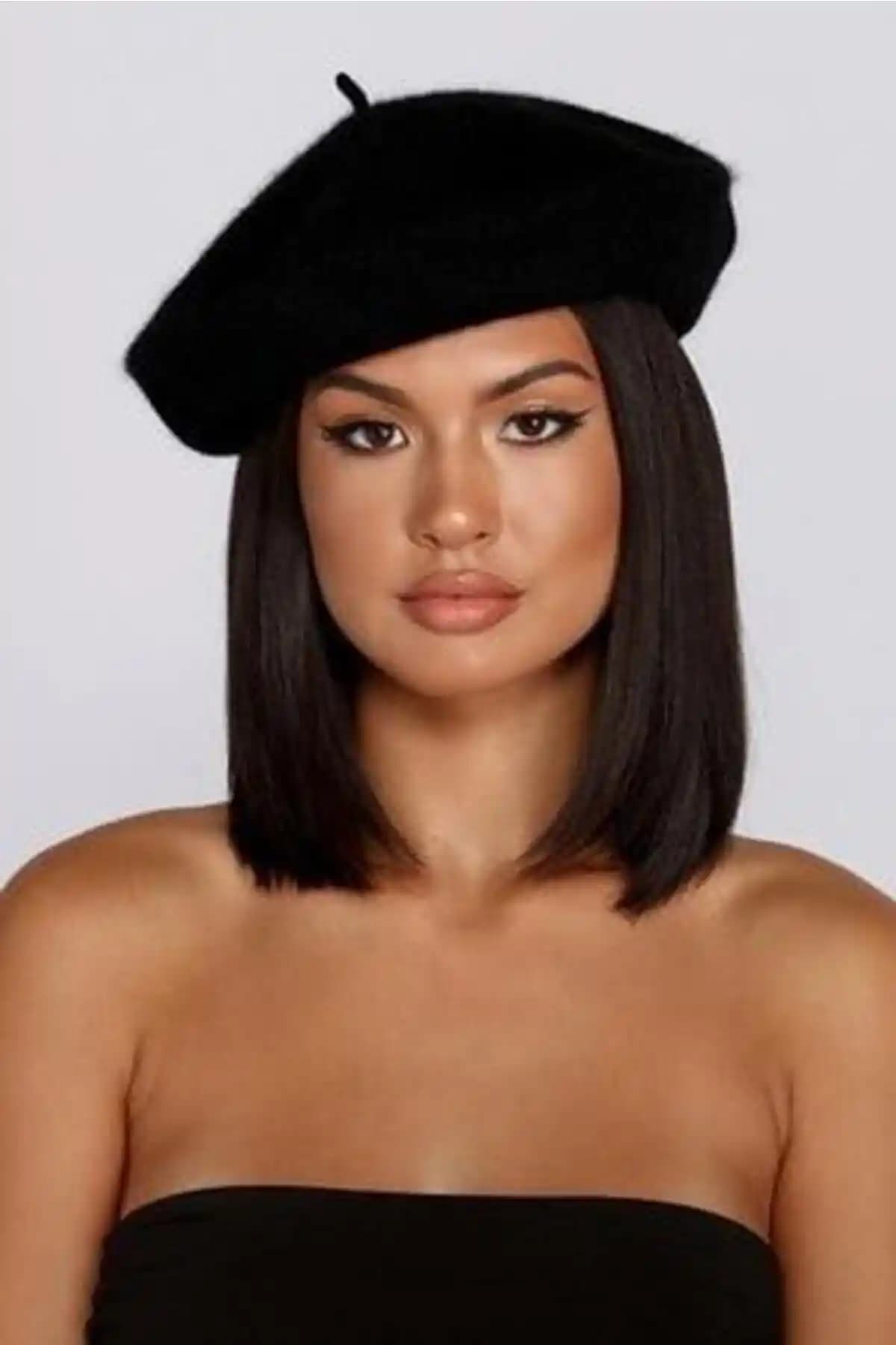 Eke Tekstil Fransız Ressam Avustralya Yünü Keçe Bere: Şık ve Rahat Kış Aksesuarı