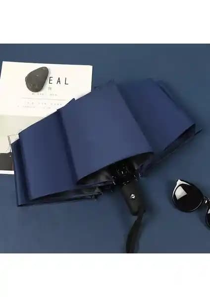 Eleven Markets Tam Otomatik Renkli Çanta Boy Şemsiye Günlük Kullanım İçin Uygun