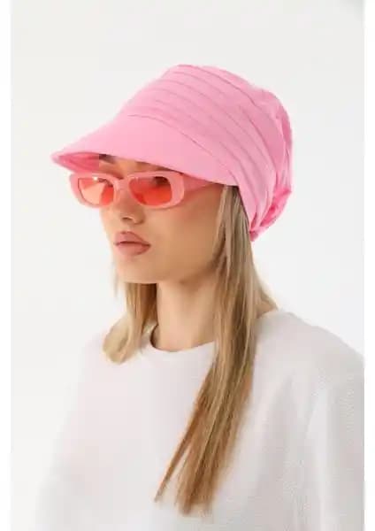 Elif İç Giyim Safari Bağlamalı Pembe Siperli Bandana Vizör Kullanım ve Özellikleri