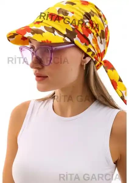 Elif İç Giyim Safari Bağlamalı Siperli Bandana Vizör Günlük ve Outdoor Kullanımına Uygun