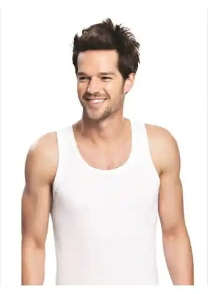 Erkekler İçin Yüksek Kaliteli Pamuklu Atletler 6'lı Paket ile Konfor ve Şıklık