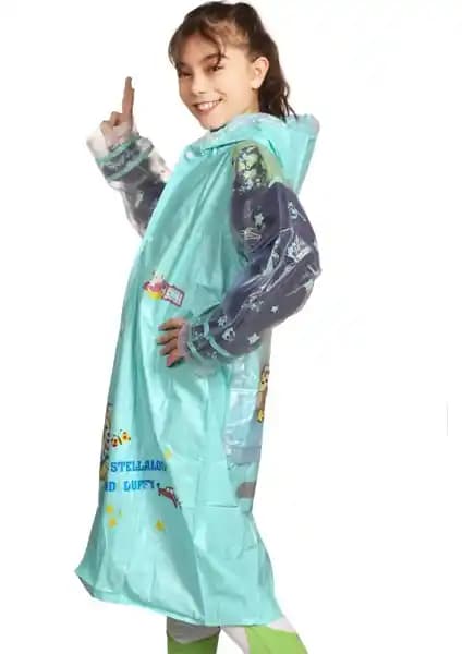 Esu Accessory Karakter Baskılı Yağmurluk: Şık ve Fonksiyonel Unisex Dış Giyim Seçeneği