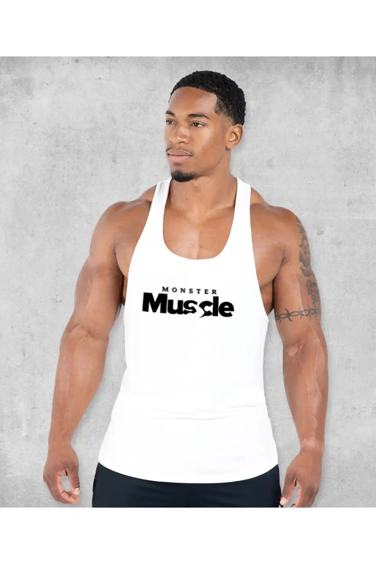 Ghedto Monster Muscle Gym Fitness Tank Topu: Spor Şıklığını ve Konforunu Bir Arada Sunar