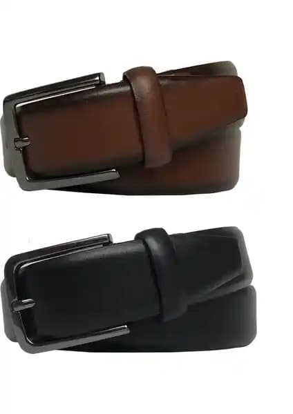 GoDeri 2'li Kumaş Pantolon Kemeri Seti Şıklık ve Dayanıklılığı Bir Arada Sunar