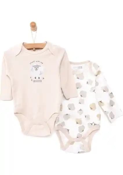 HelloBaby 2'li Uzun Kol Body Kız Bebek için Konfor ve Şıklık Sunan Yüksek Kaliteli Giyim