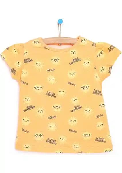 HelloBaby Basic Kız Bebek Tişörtü Konfor ve Şıklık Sunan Yazlık Pamuklu Kıyafet