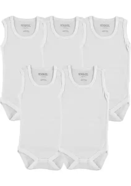 HelloBaby Bebek Atlet Body 5'li Paket Güvenli ve Yüksek Kalite Bebek Giyim Ürünü