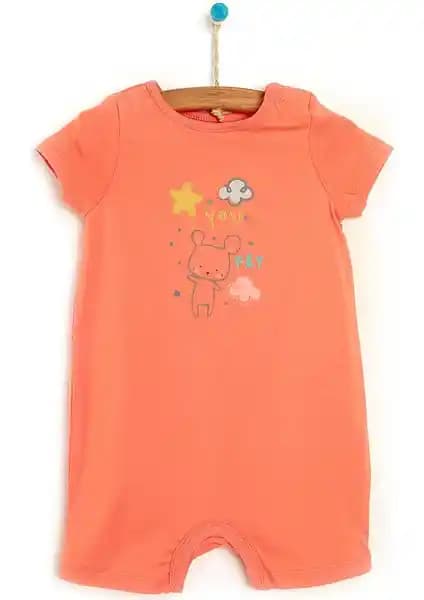 HelloBaby Kısa Patiksiz Tulum Kız Bebekler İçin Konfor ve Şıklık Sunan Yazlık Giyim Ürünü