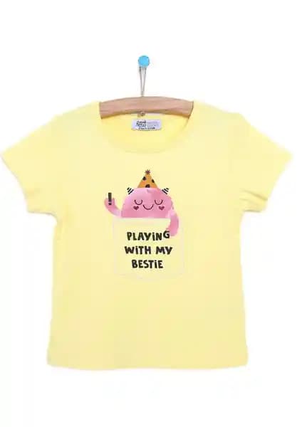 HelloBaby Sevimli Hayvan Baskılı Çocuk Tişörtü Günlük Konfor ve Şıklık Sunar