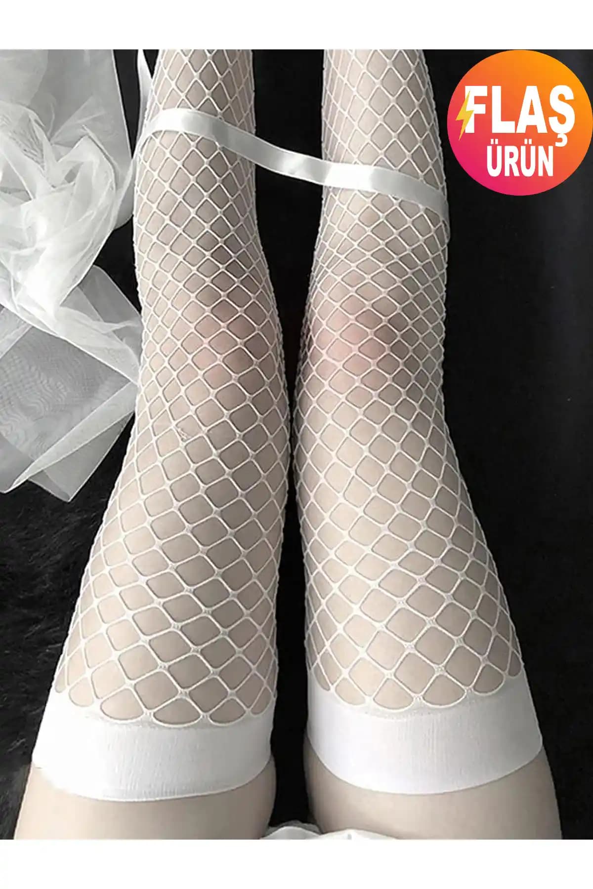 HYL Diz Üstü File Çorap: Şıklık ve Konforu Bir Arada Sunan Dayanıklı İç Giyim Ürünü