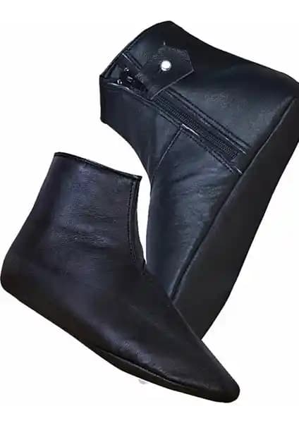 İhvan Keçi Derisi Fermuarlı Mest: Pratik ve Dayanıklı İbadet Ürünü