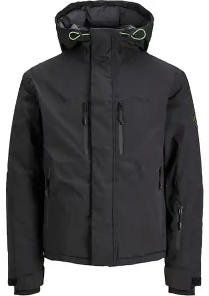 Jack & Jones Erkek Siyah Mont 12241637 – Dayanıklı ve Şık Kış Dış Giyim Ürünü