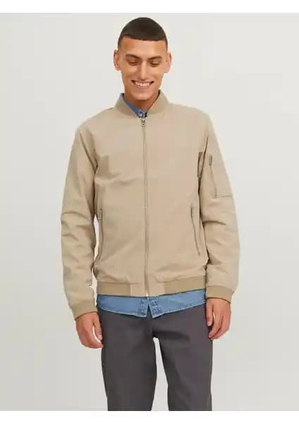 Jack & Jones JJERUSH Bomber Noos Vizon Erkek Ceket Modern ve Fonksiyonel Tasarım