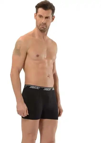 Jiber Erkek Likralı Boxer 6'lı Paket: Konfor ve Dayanıklılık Sunan Günlük İç Giyim Ürünü