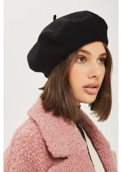 Kadın Ressam Beresi Modamarka Shop Şık ve Dayanıklı Keçe Tasarımıyla Modern Kullanım