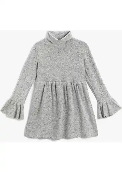 Koton Çocuk Triko Elbise Balıkçı Yaka Şık ve Sürdürülebilir Tasarım