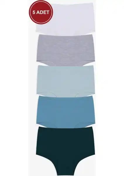 Koza İç Giyim Kadın 5'li Likralı Ekstra Yüksek Bel Külot: Konfor ve Şıklık Bir Arada