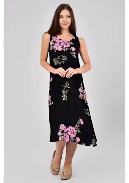 Likapa Yazlık Askılı Viskon Elbise 2691: Hafif ve Şık Yazlık Kadın Elbisesi