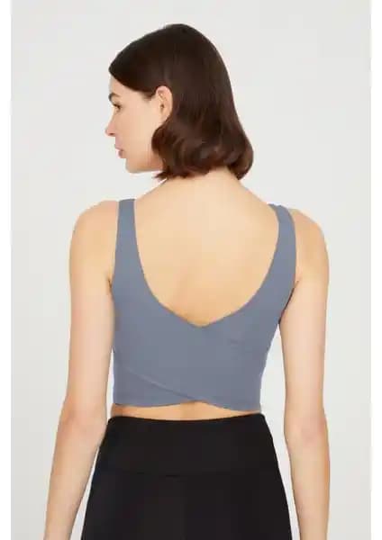 Los Ojos Antrasit Hafif Destekli Sırt Detaylı Crop Top Spor Büstiyer Özellikleri ve Kullanım Avantajları