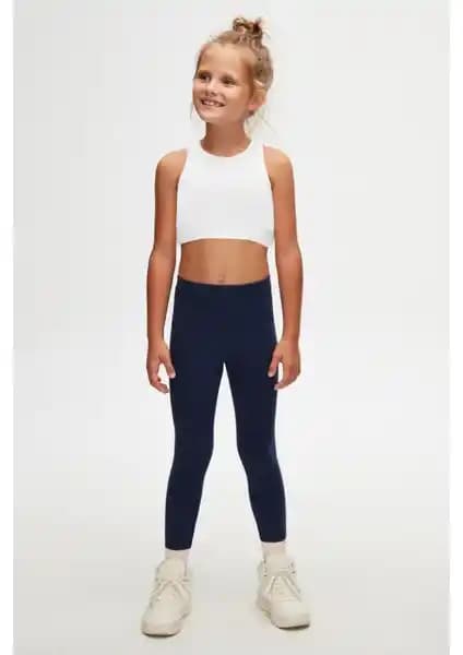 Lovetti Açık Lacivert Kız Çocuk Kışlık Tayt: Konfor ve Şıklık Sunan Dayanıklı Tasarım