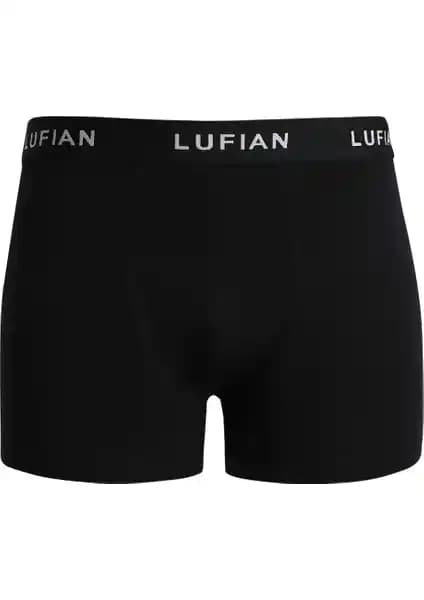 Lufian Dany Erkek Pamuklu Siyah Boxer: Konfor ve Şıklığın Mükemmel Buluşması